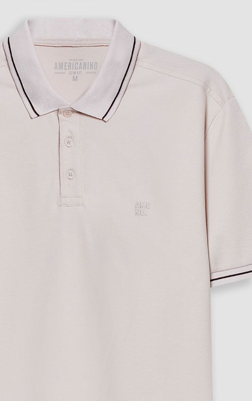 Polo Slim con bordado para hombre