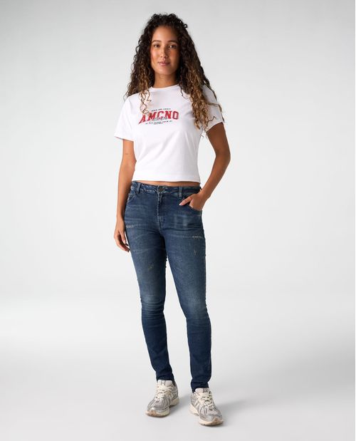 Jean Jegging de tiro alto para mujer