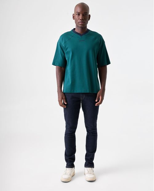 Camiseta estilo varsity para hombre