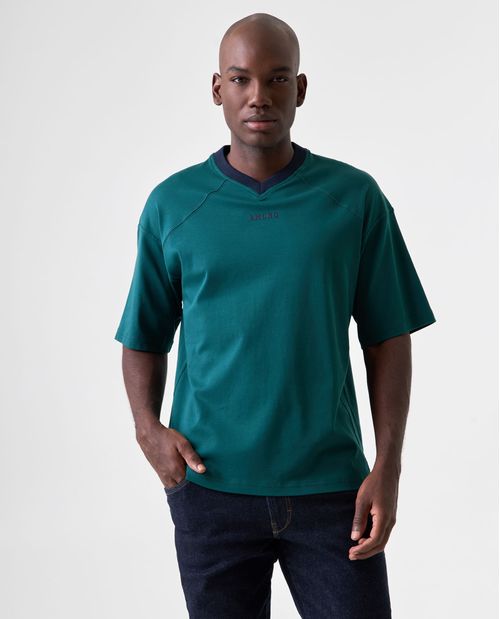 Camiseta estilo varsity para hombre