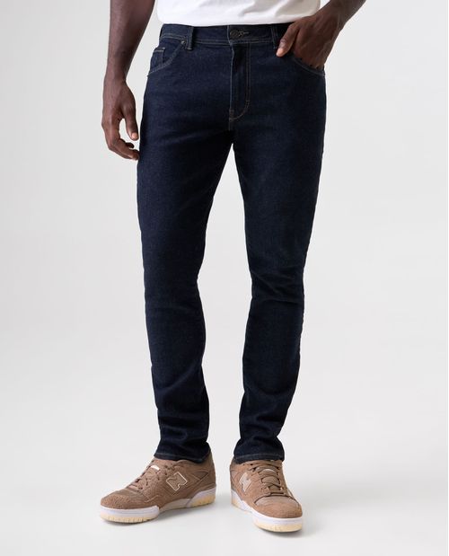 Jean Slim de tiro bajo para hombre