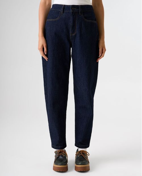 Jean Barrel tono oscuro para mujer