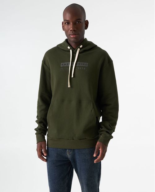 Buzo cerrado con capucha para hombre