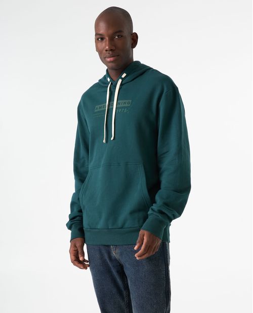 Buzo cerrado con capucha para hombre