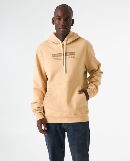 Buzo cerrado con capucha para hombre