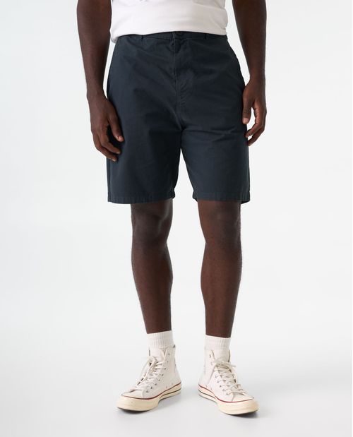 Bermuda jogger con pretina posterior elástica para hombre