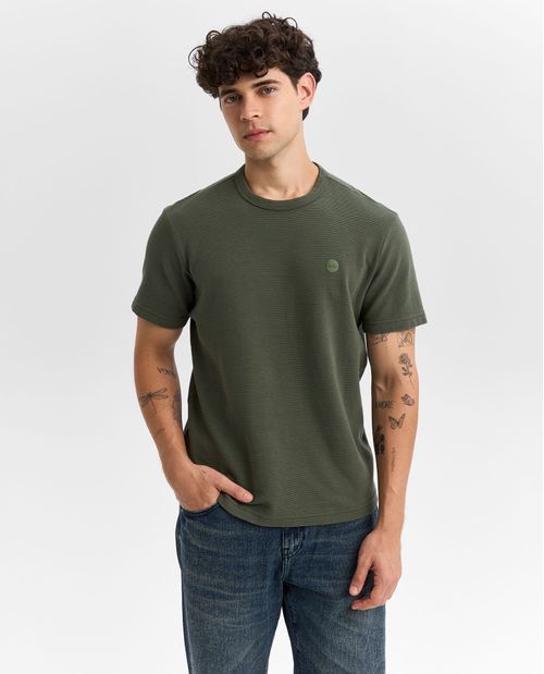 Camiseta de diseño con textura para hombre