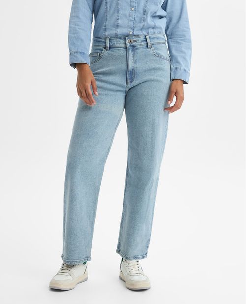 Jeans Baggy  claro Femenino