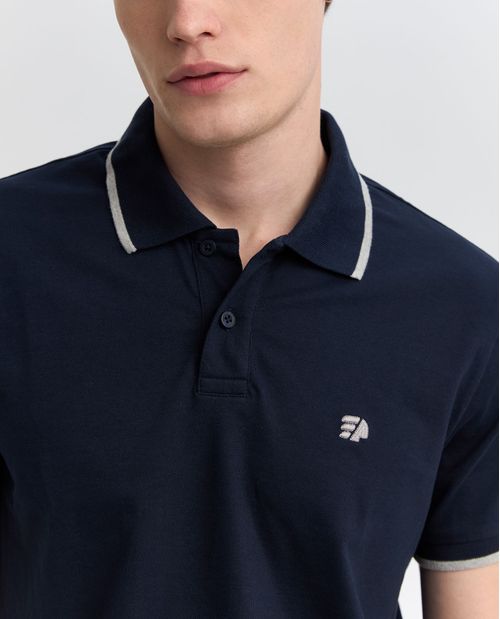 Polo Masculino de Manga Corta