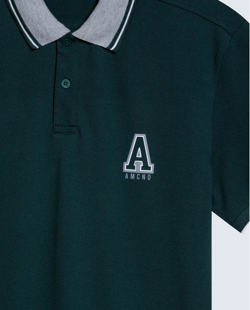 Polo Masculino Manga Corta Botones Hombre