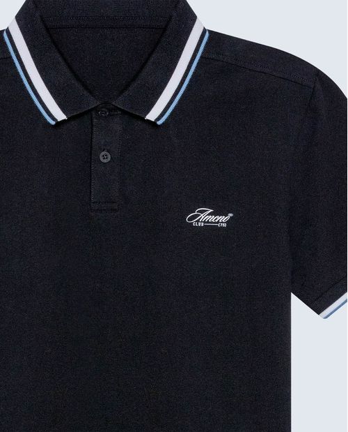 Polo Masculina Slim fit