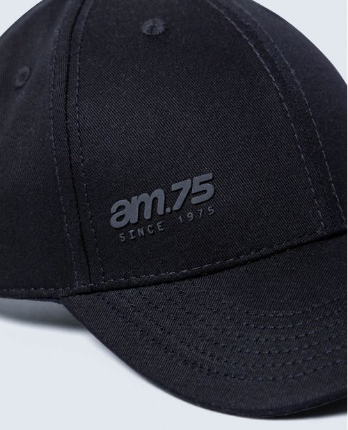 Gorra ajustada en algodón con logo bordado