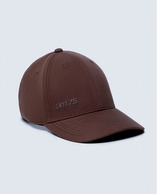 Gorra ajustada en algodón con logo bordado