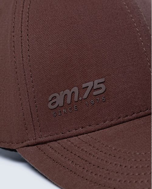Gorra ajustada en algodón con logo bordado