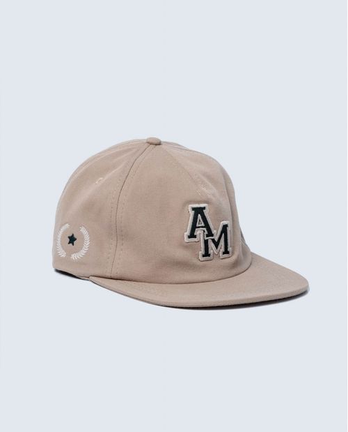 Gorra ajustable en algodón con bordado AM