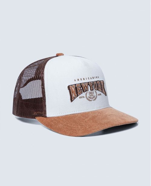 Gorra trucker en algodón bordados New York