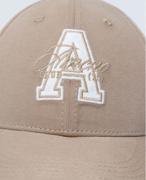 Gorra ajustable en algodón con hebilla metálica