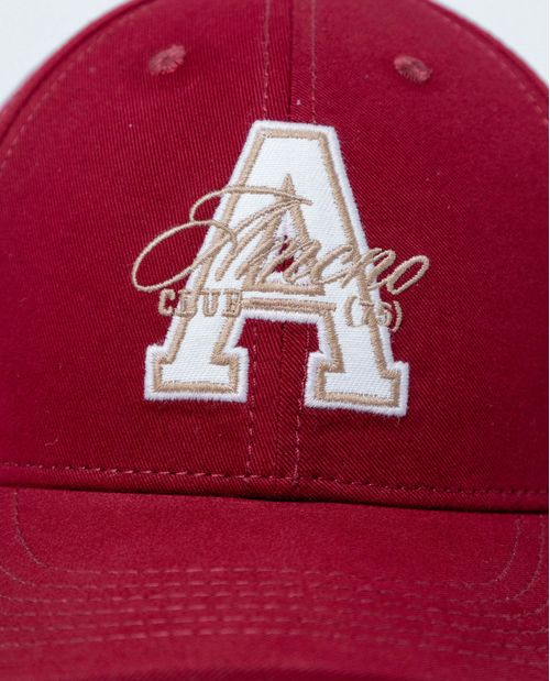 Gorra ajustable en algodón con hebilla metálica