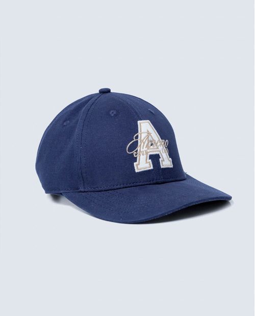 Gorra ajustable en algodón con hebilla metálica