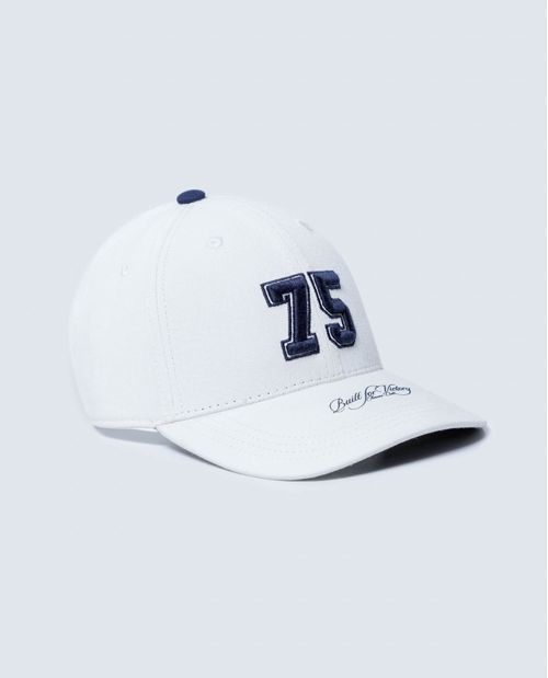 Gorra ajuste béisbol en algodón bordado frontal