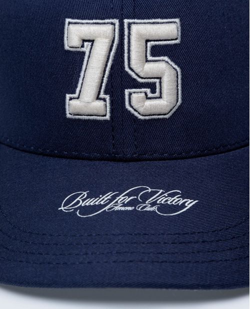 Gorra ajuste béisbol en algodón bordado frontal