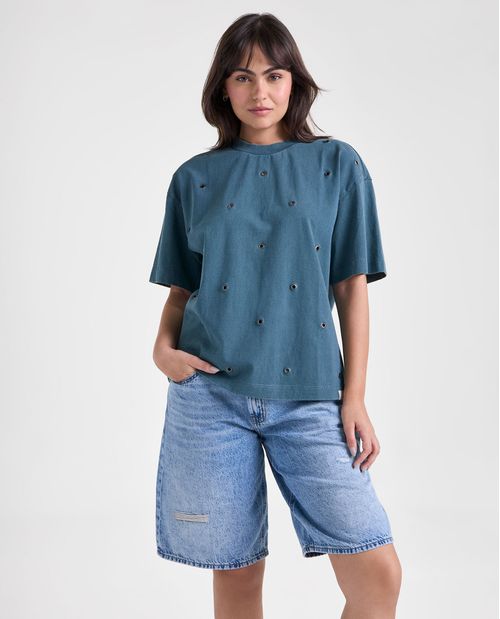 CAMISETA MC ESTAMPADA