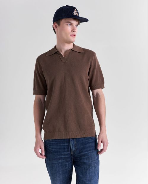 Polo regular algodón caída recta