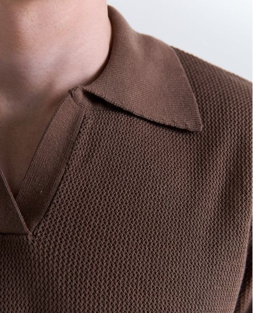 Polo regular algodón caída recta