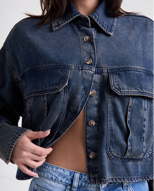 CAMISA ML TONO OSCURO