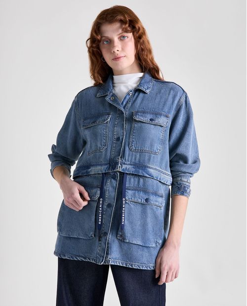 CHAQUETA PARKA TONO MEDIO