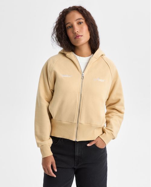 Buzo cerrado en algodon ajuste cómodo con detalles modernos