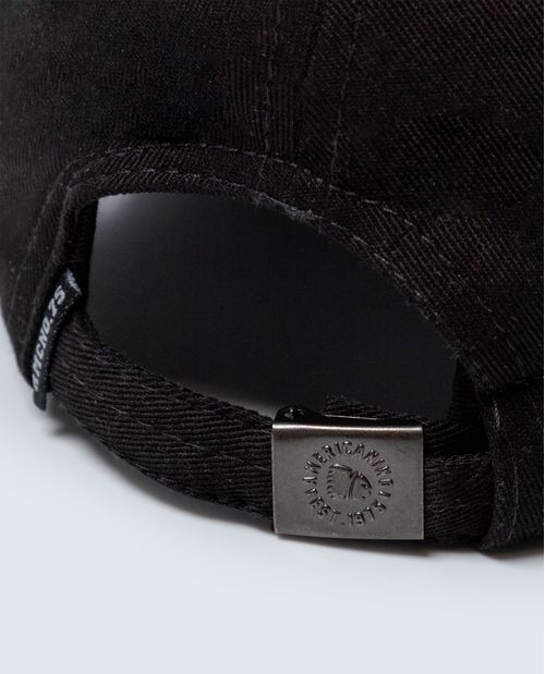 Gorra ajustable en algodón con letras AM y estrella bordada